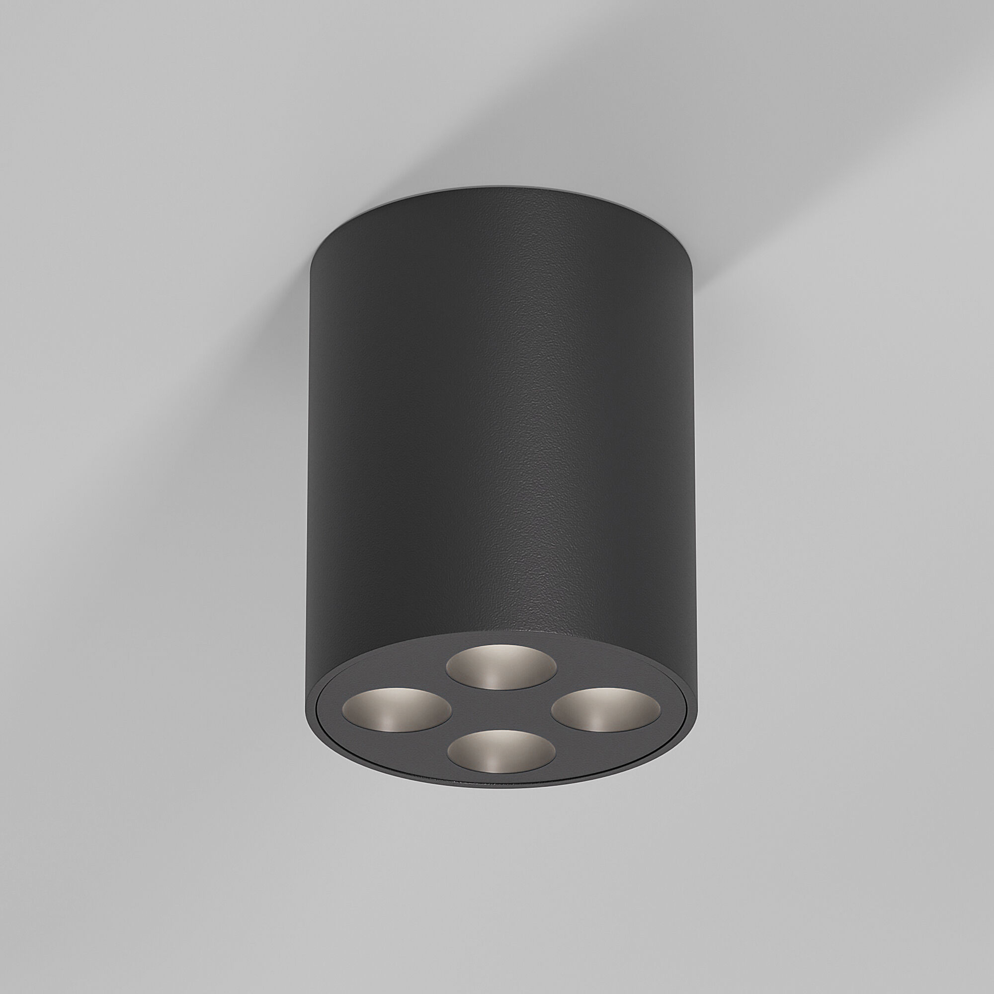 Светильник потолочный светодиодный 7 см, 7W, 4000K, Elektrostandard Points 25111/LED, черный 