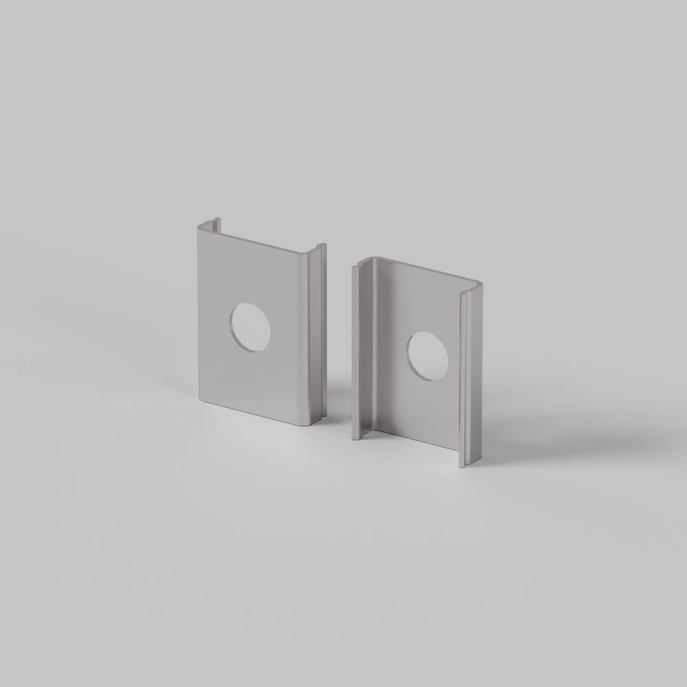 Комплект креплений (для профиля 08×09) 4 шт., ALM-0809-MT 642016, 1*1*1 см, Maytoni Led Strip 642016, Серебро