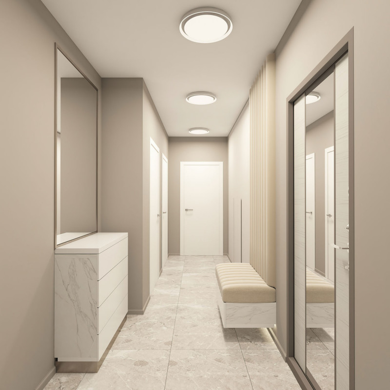 Накладной светильник 40 см, 40W Denkirs DK6515-WH белый