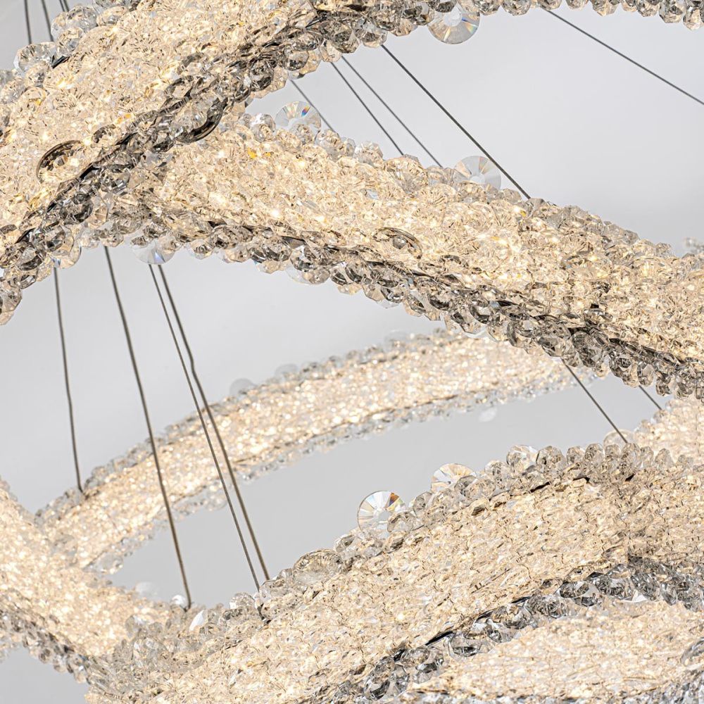 Подвесной светильник 80*60/190 см, LED 194W 3000-6000K MODESTYLE MS.5003.800.600.400 CR хром