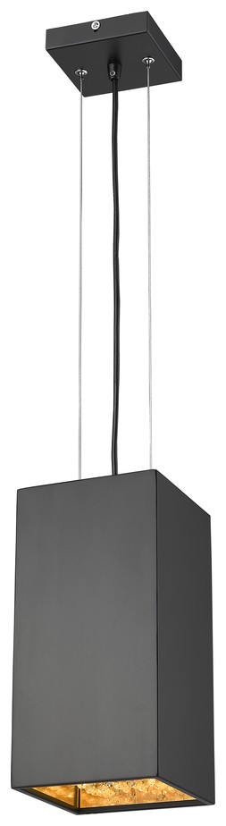 Светильник подвесной Wertmark Lume WE202.03.023, 15*15 см, черный