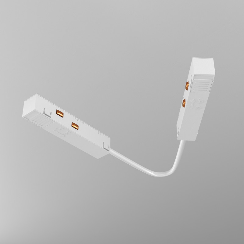 Коннектор питания прямой гибкий 5 см Maytoni Technical Magnetic track system Exility TRA034CPC-42W-15 белыйIP 20