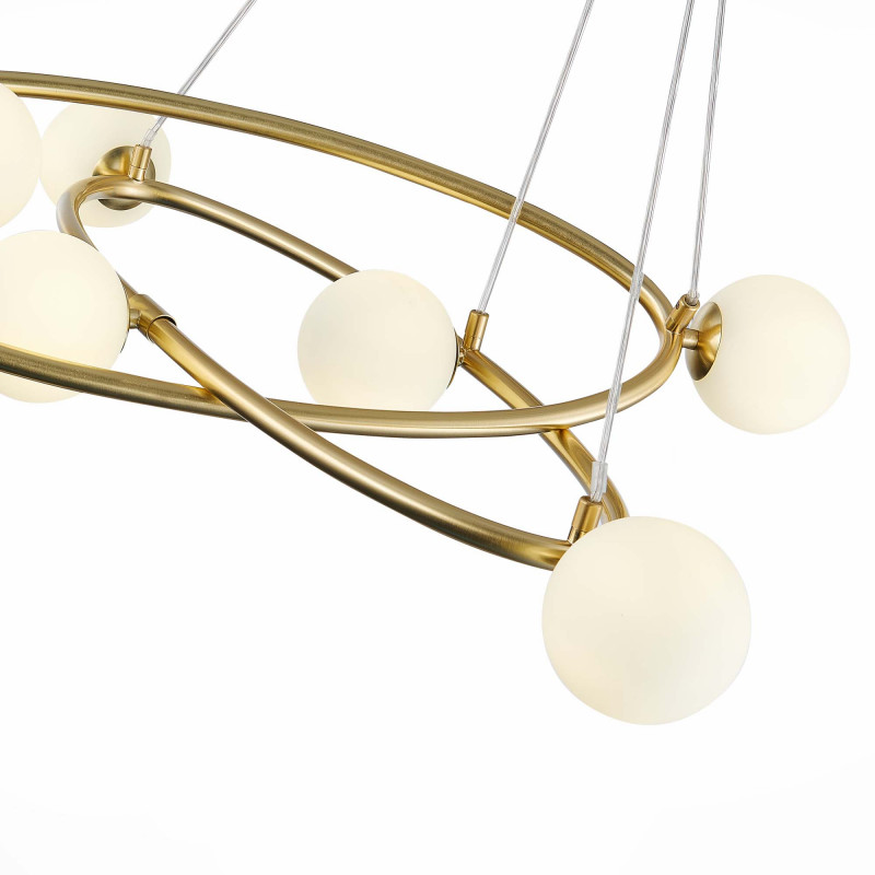 Люстра подвесная 82 см, ST LUCE RIALTO SL1508.203.07 Золотистый