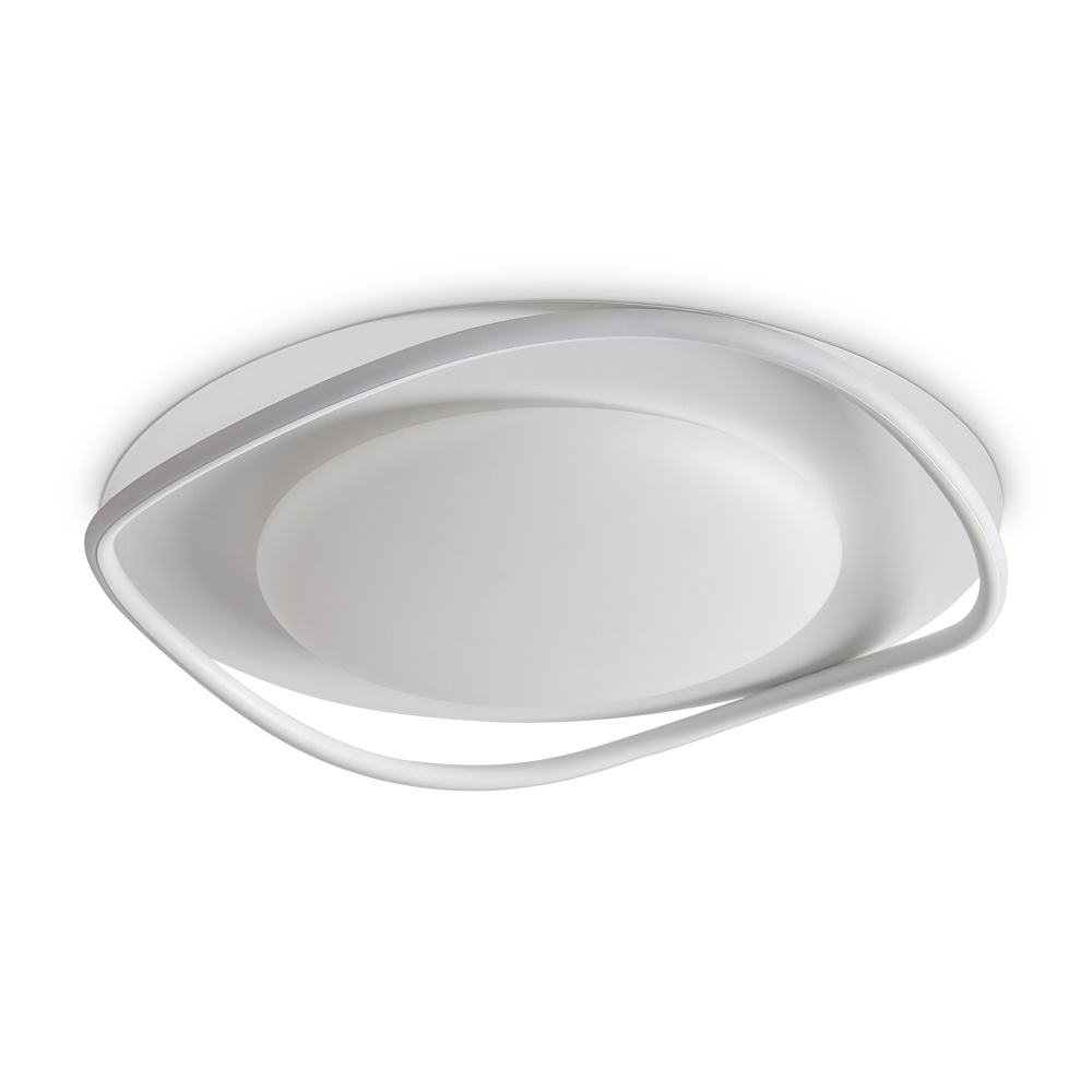 Светильник 50*50*-7,5 см, *LED*96W, Freya Мальта / Malta FR6203CL-L96W, Белый
