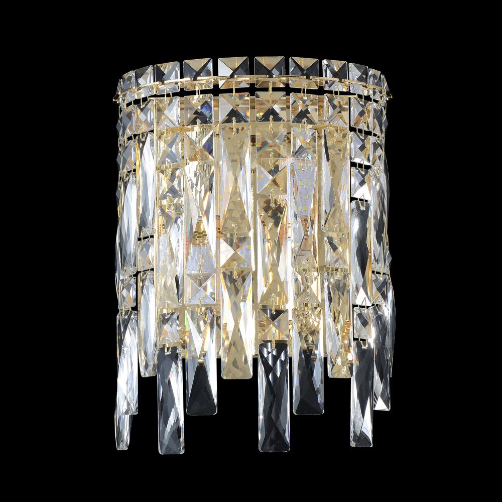 Бра 22**29- см, 2*E14*40W, Crystal Lux Abril ABRIL AP2 GOLD, Золото