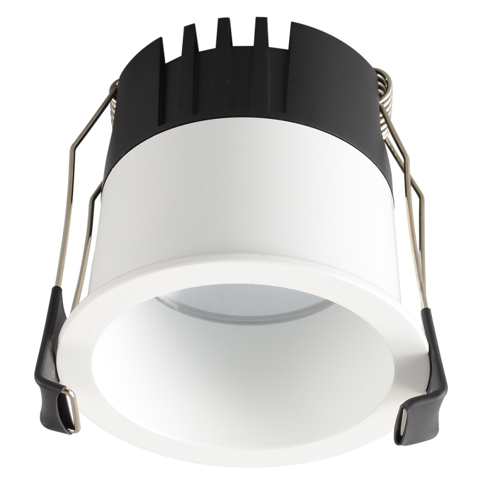 Встраиваемый светильник 7 см, 12W, 3000K, Crystal Lux CLT 082C1 WH 3000K, белый