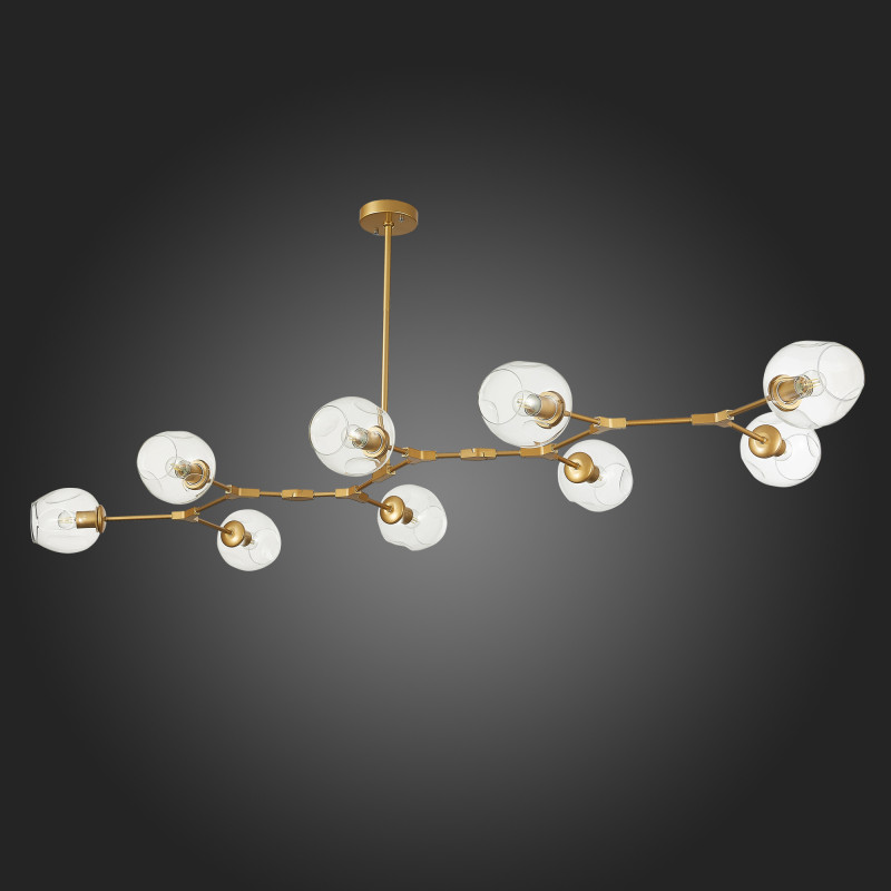 Люстра подвесная 233*82 см,  EVOLUCE RAMETTO SLE154823-09 Золотистый