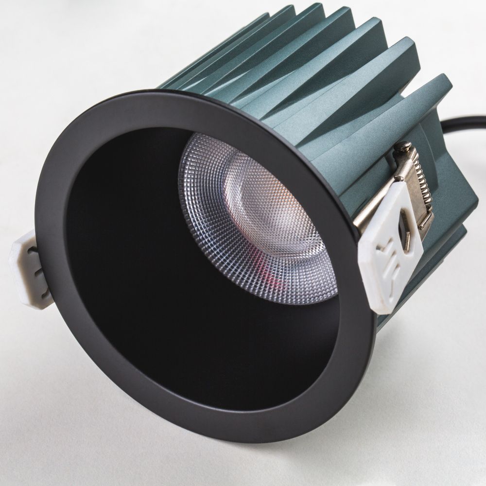 Светильник LED IP44 *8,3*- см, LED*W, 4000K, Lightstar Ciclone 385347, Черный; Черный матовый, вр 7,5 см