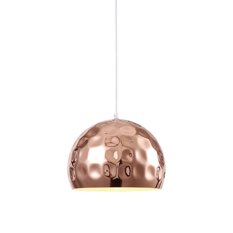 Подвесной светильник диаметр 30 см Delight Collection Dome S copper медный