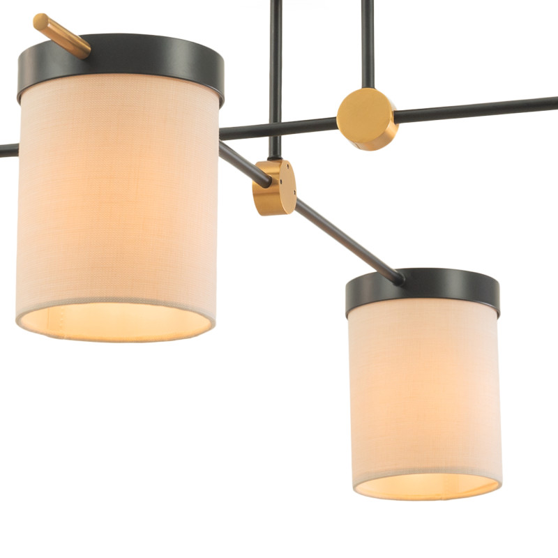 Светильник 96 см, Freya Bogy FR5377CL-04B, черный