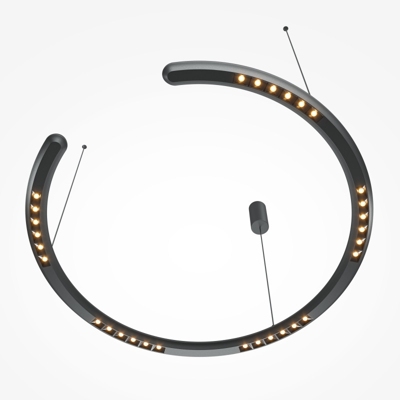 Подвесной светильник 82*82*315 см, LED, 30W, 3000К, Maytoni Motion MOD276PL-L20B3K1 черный