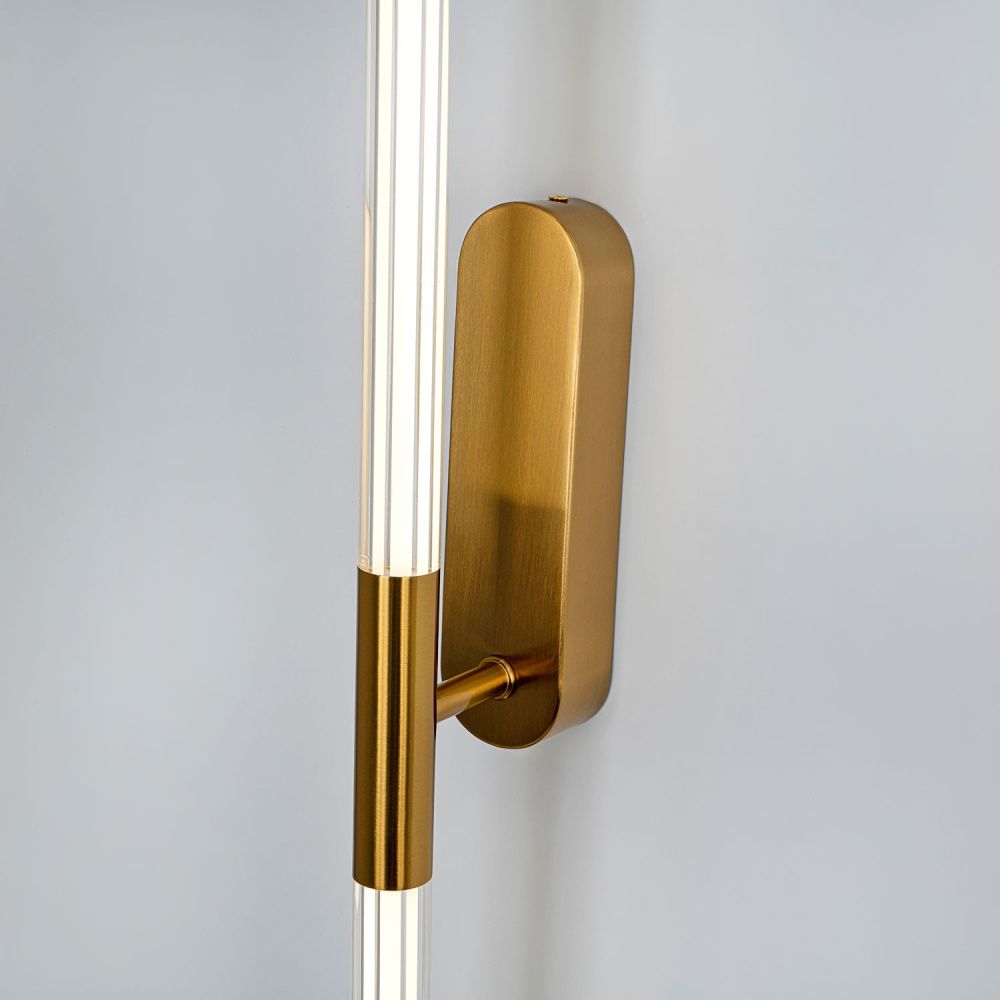 Настенный светильник 64 см, 12W, 4200K, MODESTYLE MS.1230.640 BS, латунь