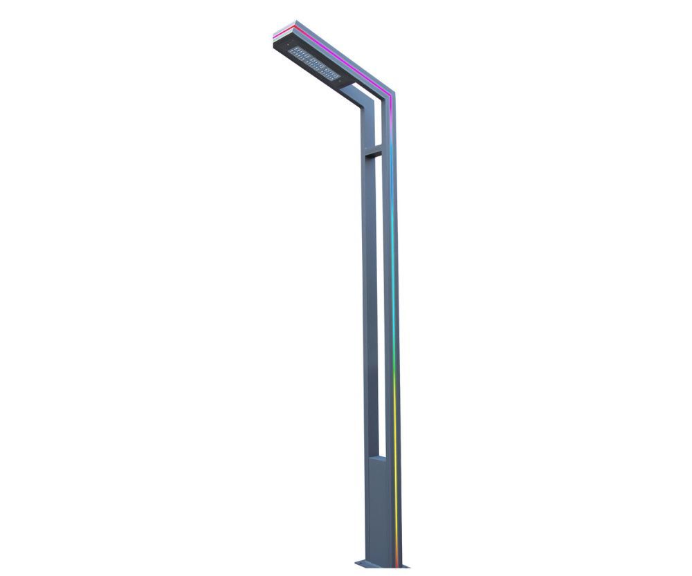 Светильник 300 см, 30W, 4000K, Kink Light 09201-F(220V),16(RGB), серый