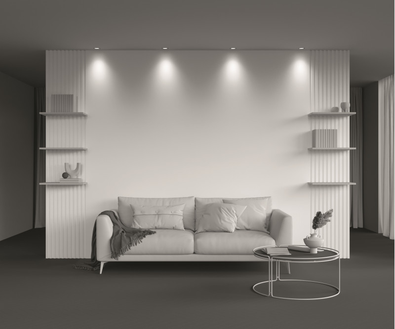 Встраиваемый светильник 8*8*6 см, LED, 12W, 3000К, Maytoni Technical ROUND DL058-12W3K-BS латунный