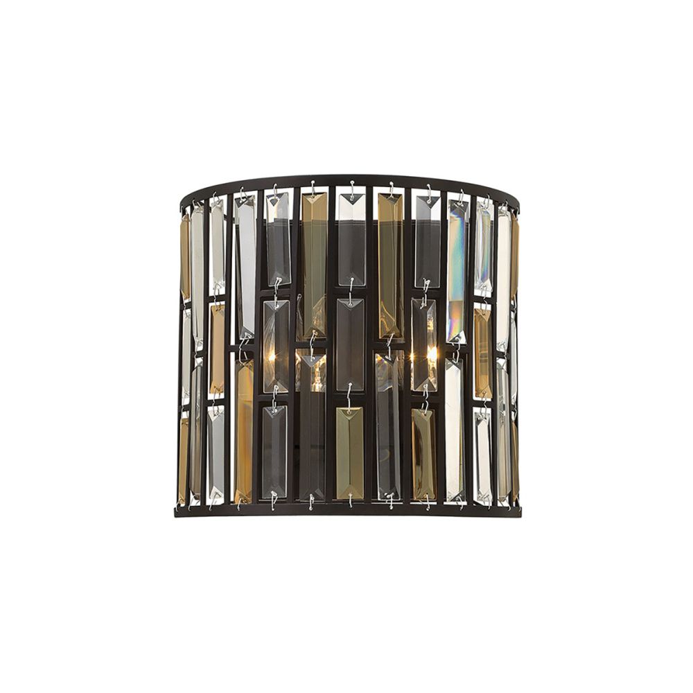 Бра 13*31*31 см, E14*60W, Natural Concepts Hinkley Gemma FE-EB2-M-BLK, бронза