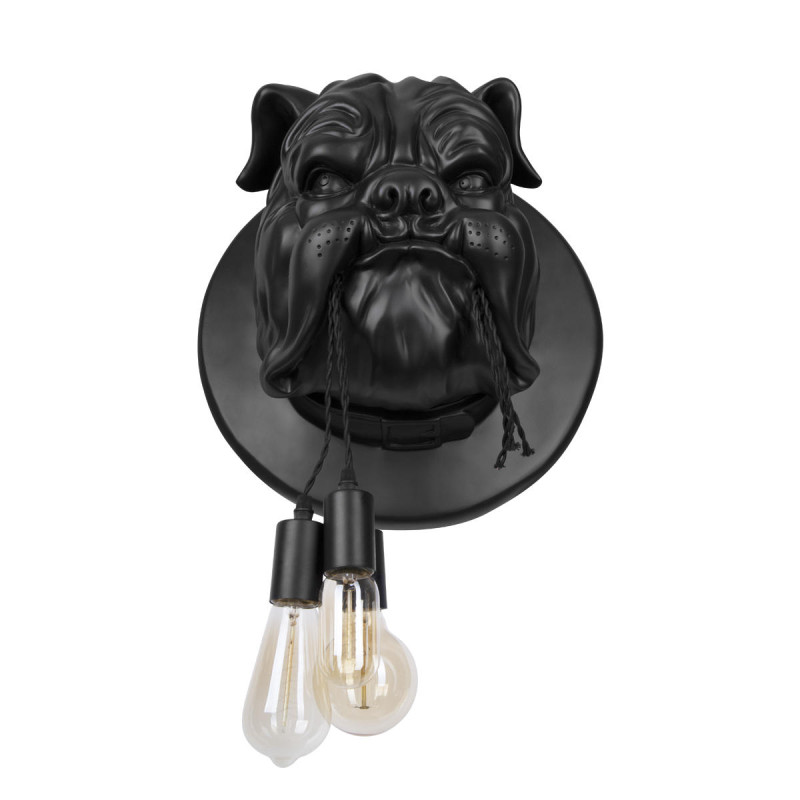 Светильник *41 см, 3*E27*W, Loft It 10177 Black Bulldog, Черный