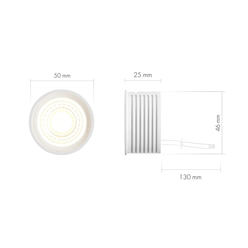 Светодиодный модуль Denkirs DK3000-8W dim 3000K