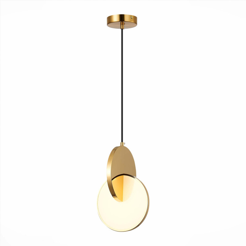 Светильник подвесной 18 см, 12W 3000K ST LUCE Eclisse SL6107.213.01 Золотистый