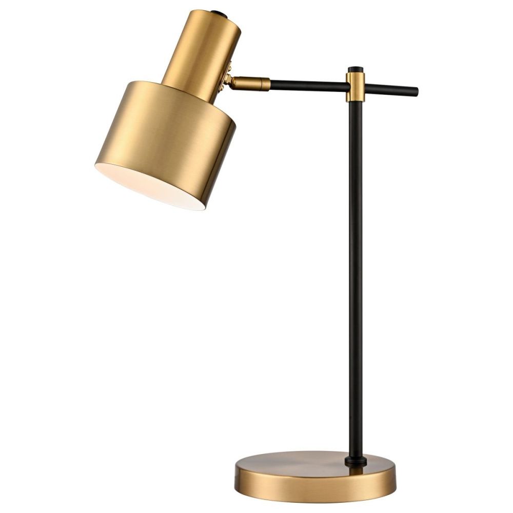 Настольная лампа 50 см, Velante 481-404-01, черный-золото