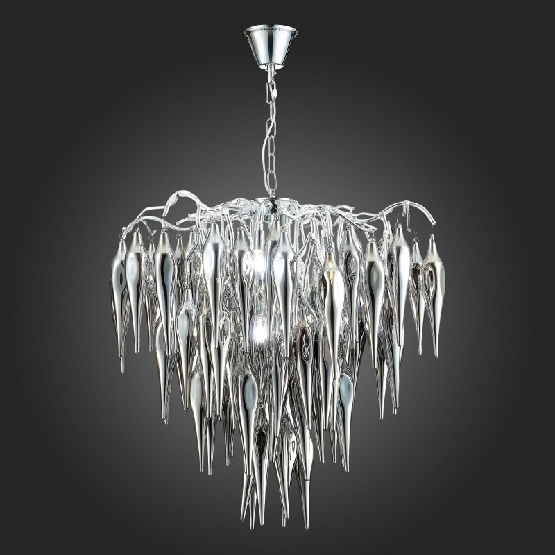 Люстра подвесная 60 см, 240W, 4000K ST LUCE SIENA SL1652.103.06 Хром