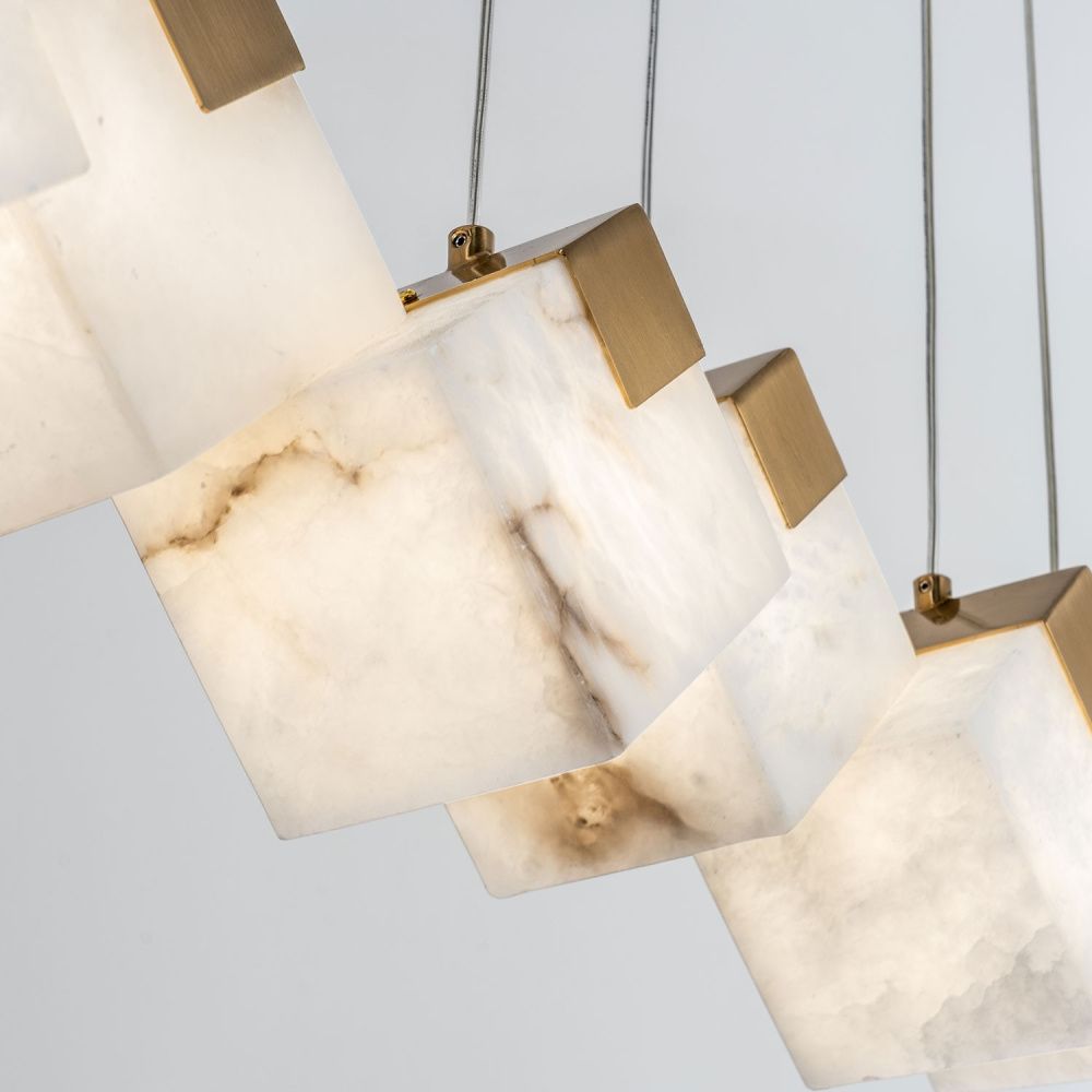 Подвесной светильник 70*10*40/100 см, 6xG9 MODESTYLE MS.160.700 BS латунь