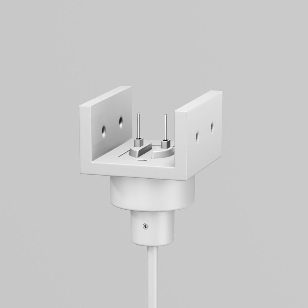 Уличный трековый светильник 40 см, 12W, 3000K, Maytoni Campana Elasity IP O-TR01-1-P-12WW3K, белый