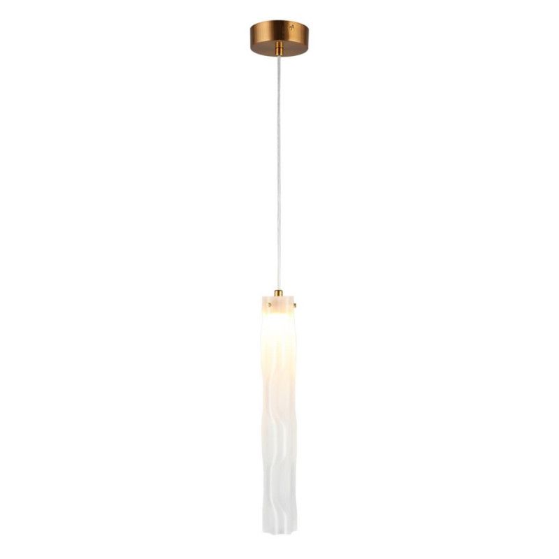 Подвесной светильник 6*55-180 см, 1*LED, 6W, 3000K, Aployt Dzhosi APL.326.16.01, латунный