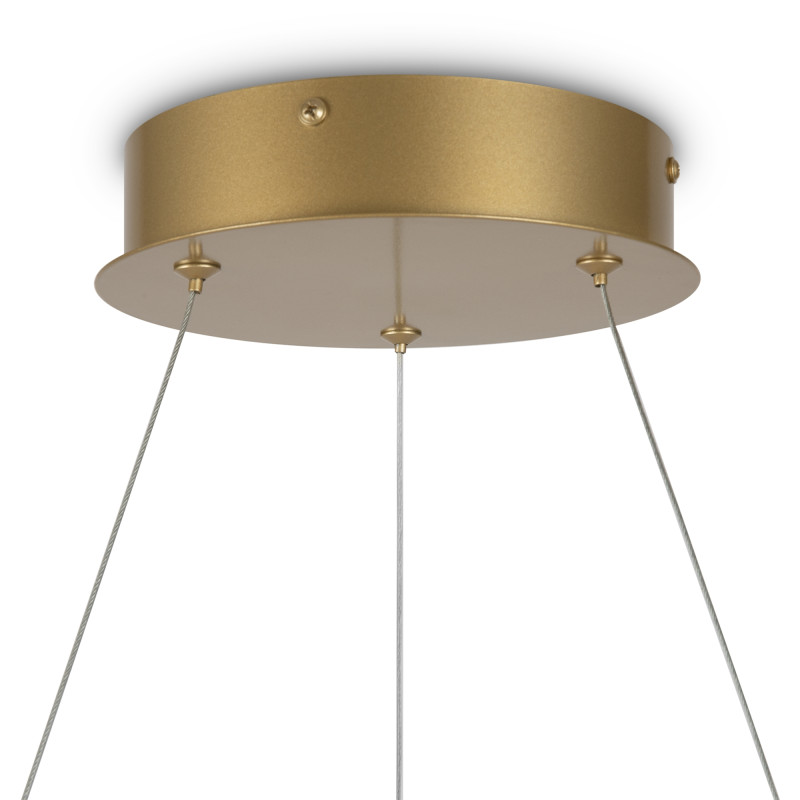 Подвесная люстра 73*73*320 см, 3* LED, 78W, 2600К-3500К, Maytoni Nola MOD100PL-L88BSK1 латунный