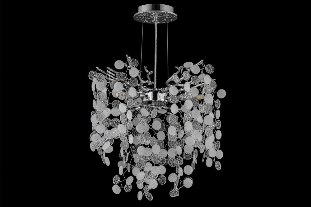 Люстра подвесная *37* см, 3*G9*40W, Dio D`arte Tavenna Nickel Tavenna H 1.5.32.103 N, Никель