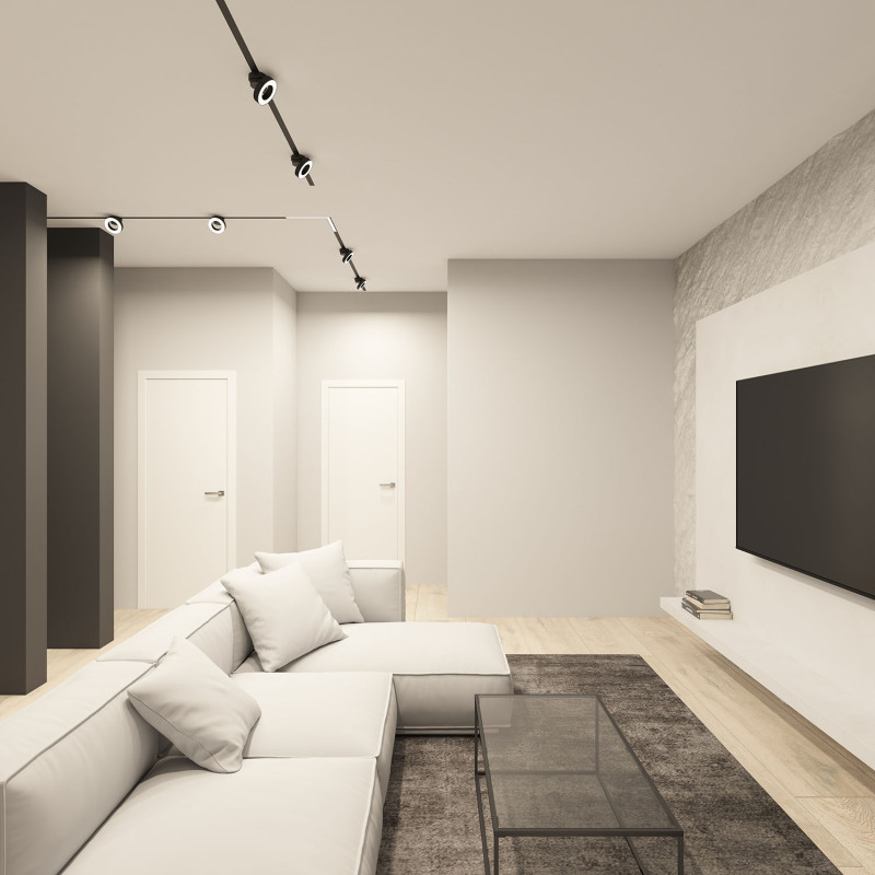 Светильник на шине 2,4*10*9 см, LED * 12W, 3000-6500К, Denkirs Smart Linear DK8027-BK, черный