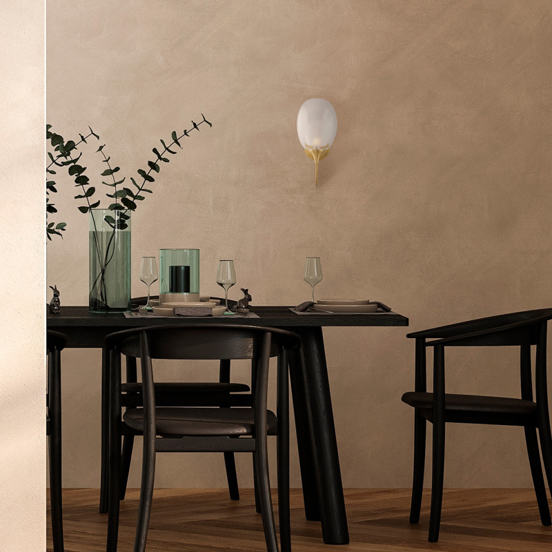 Светильник 43 см, Maytoni Aura MOD016WL-01BS, латунь