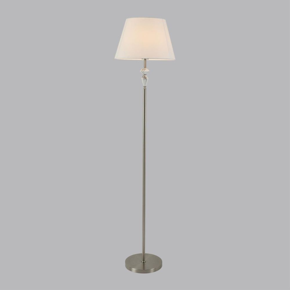 Торшер 38*38*160-160 см, 1*Е27*60W, K, Lumion Vermont LUM8274/1F, стальной; серебристый