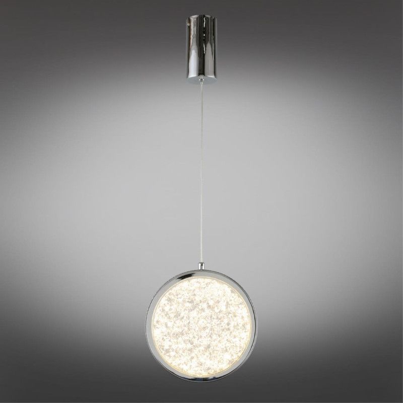 Подвесной светильник 20*50-150 см, 1*LED, 7W, K, Aployt Yulali APL.048.16.07, хром