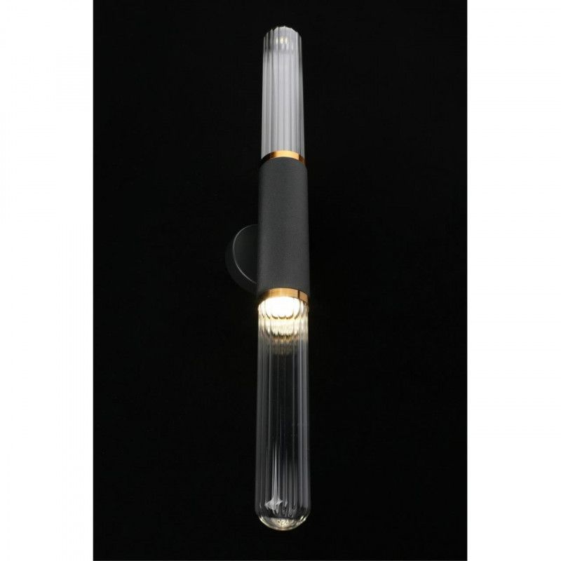 Бра 12*10*74 см, 2*GU10, 7W, Aployt Brynia APL.307.01.02, бронзовый