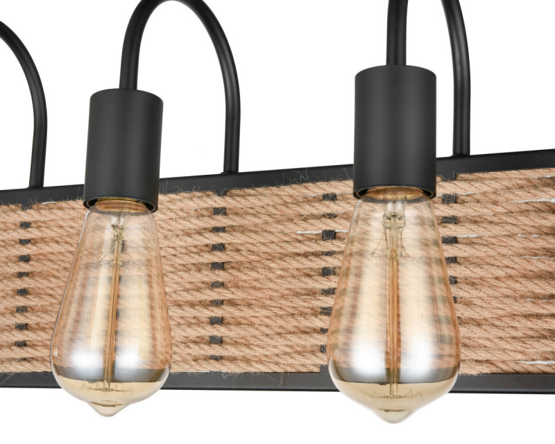 Бра 15*45*24 см, 3*E27 черный, коричневый Vele Luce Tower VL6362W03