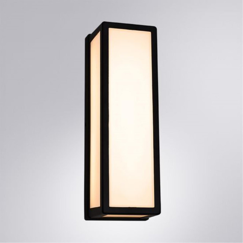 Уличный настенный светильник 39 см, Arte Lamp Alphard A8526AL-2BK, черный
