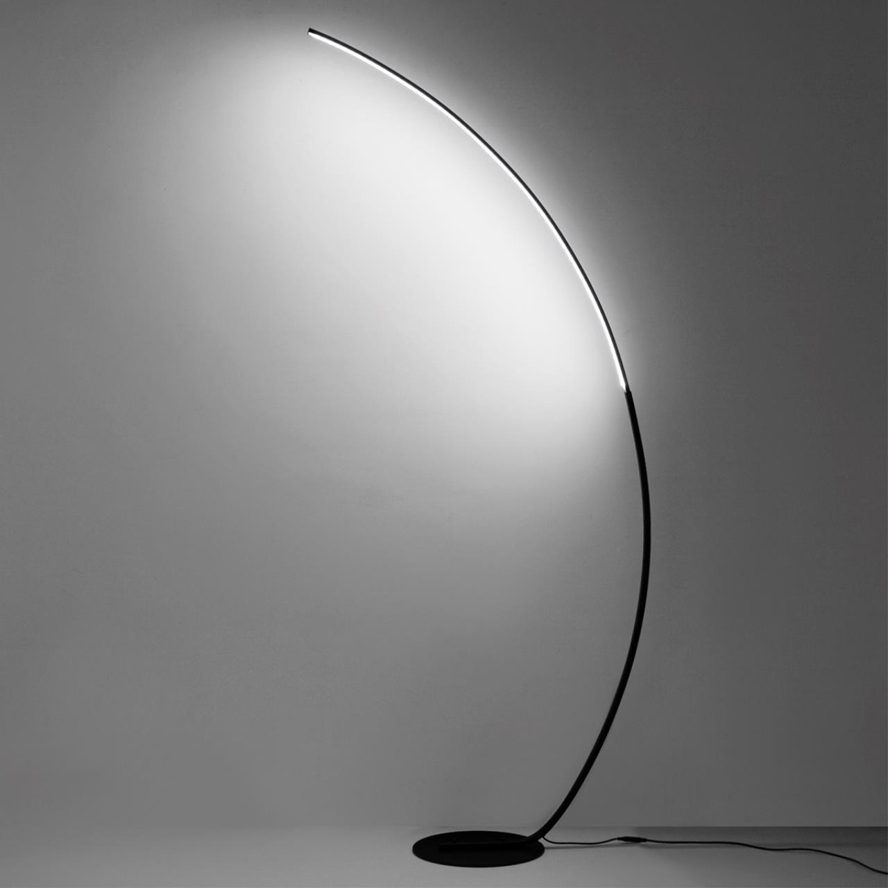 Торшер светодиодный 200 см, 10W, 3000K, Odeon Light ARCHIE 4380/10FL, черный