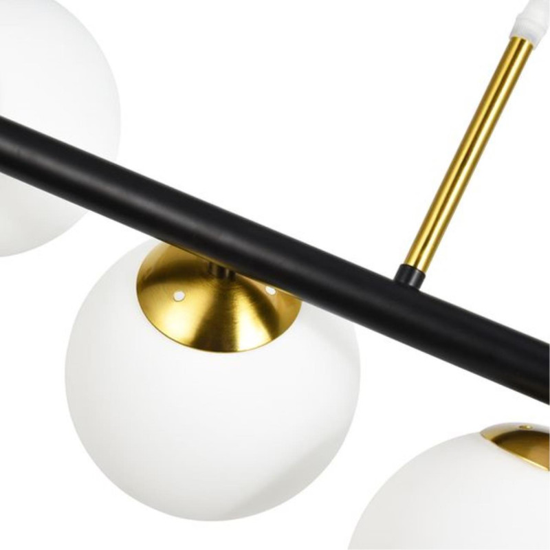 Подвесной светильник 150*34 см, 8*E14 черный Arte Lamp Alcor A2224SP-8BK