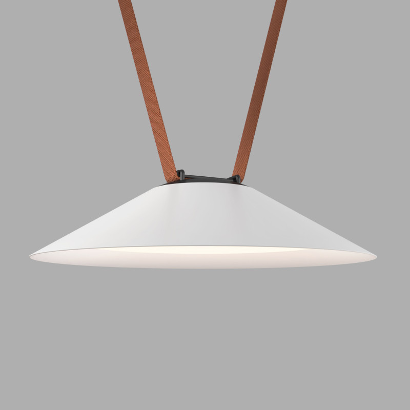 Трековый однофазный светильник 30 см, 20W, 3000K, Denkirs Belty Flow DK5565-WH+BK