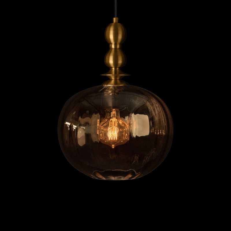 Подвесной светильник *25*-22,5 см, 1*E27*40W, LOFT IT Melon 10426 Amber, бронзовый