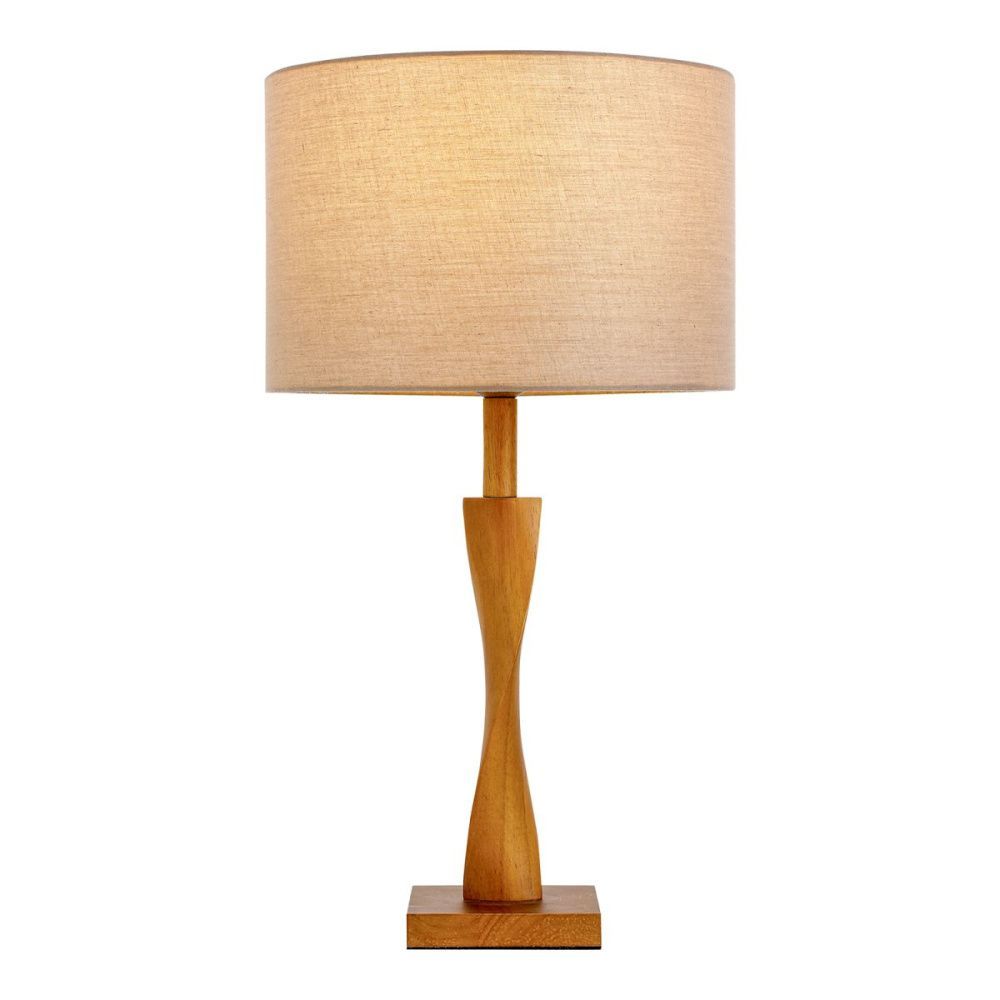 Настольная лампа 50 см, Lussole Franklin LSP-5031, дерево