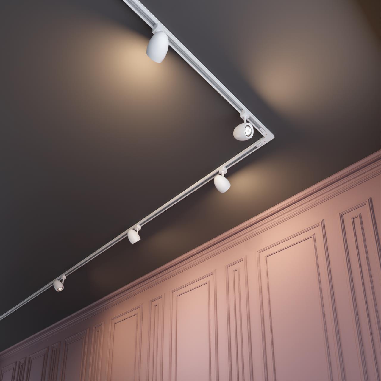 Трековый светильник Novotech Veterum 370546, белый, 16.3x9.5x7.7см, GU10, 50W