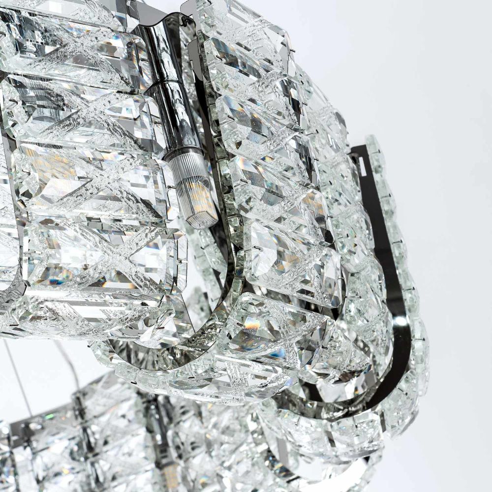 Подвесная люстра 80*50/120 см, 24xG9 MODELUX ML.755.24 CR хром