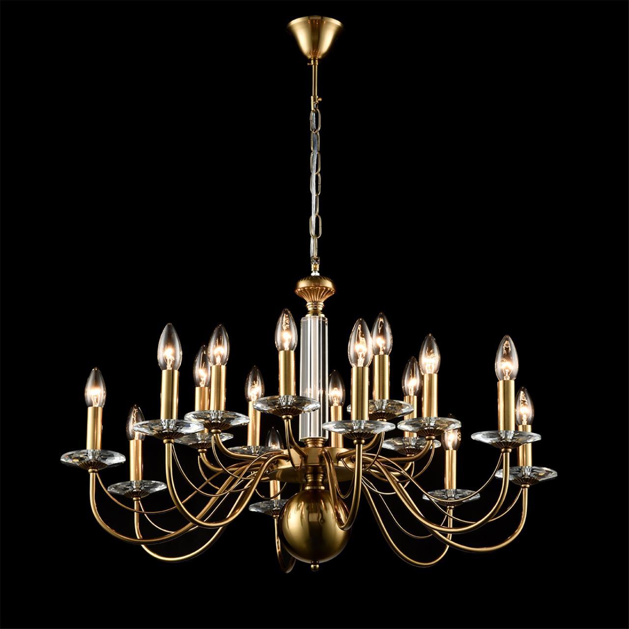 Люстра подвесная 80*95 см, 16*E14 Lumion Incanto 8033/16 медь