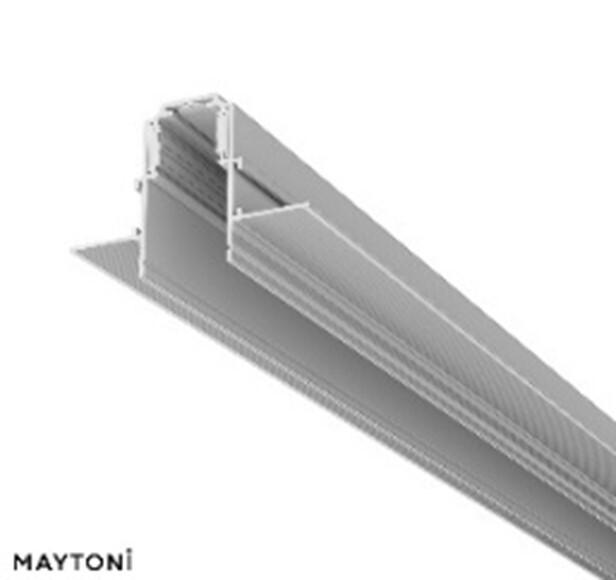 Шинопровод 1 м Exility встраиваемый под ГКЛ 12,5мм, белый 100*7*4,6 см, LED*W TRX034-421.12W Maytoni, Белый