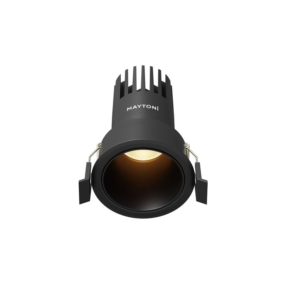 Встраиваемый светильник  DL116-10W-2.7K-B **-9,7 см, *LED*10W, K, Maytoni technical Dip DL116-10W-2.7K-B, Черный