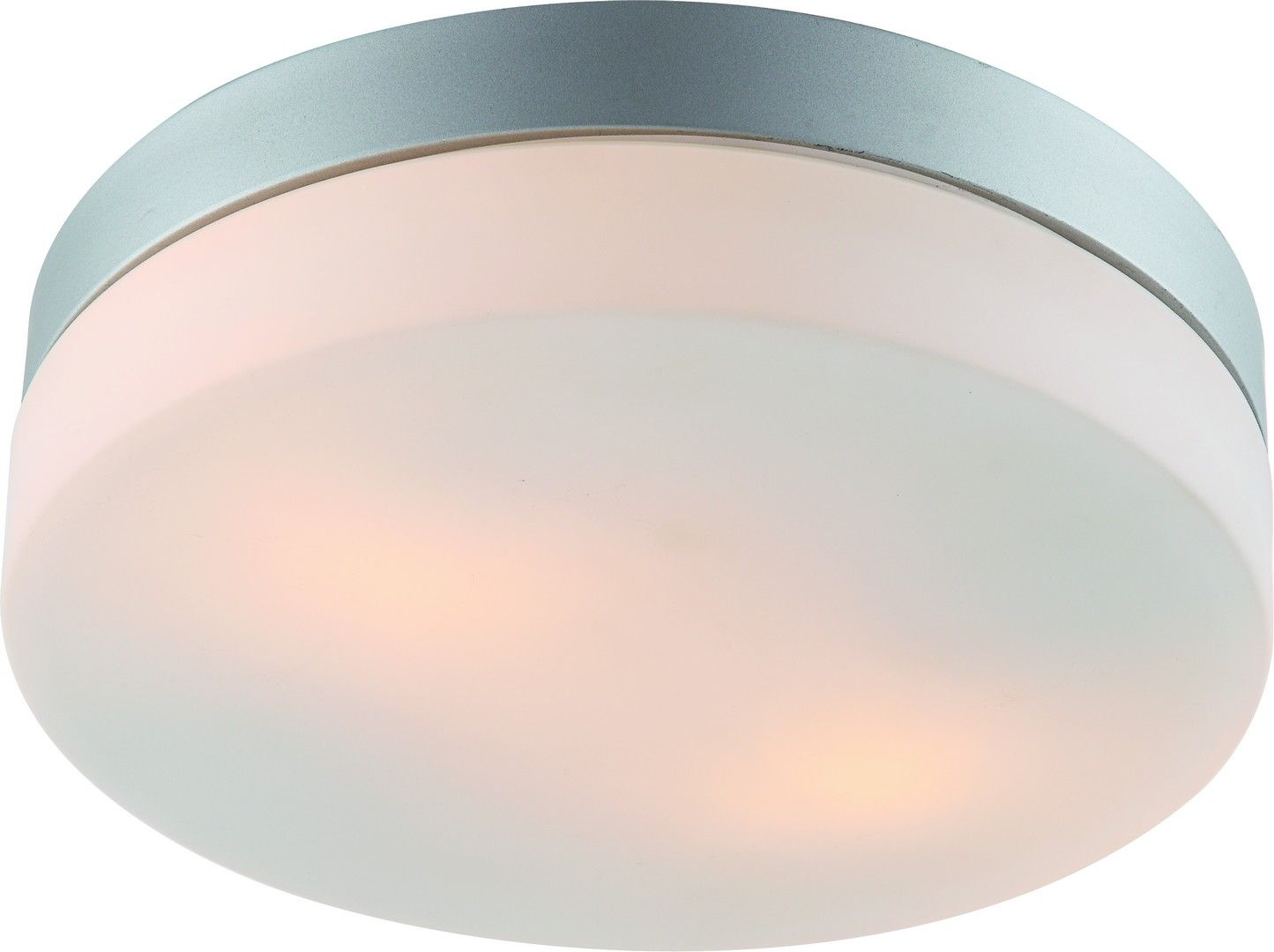 Потолочный светильник Arte Lamp Shirp A3211PL-2SI, диаметр 24 см, серебро/белый