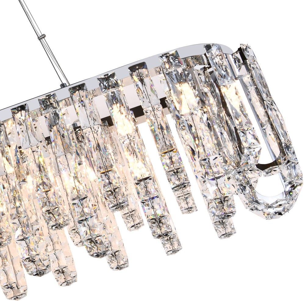 Люстра подвесная 120 см, Stilfort 2195/09/24PL, хром