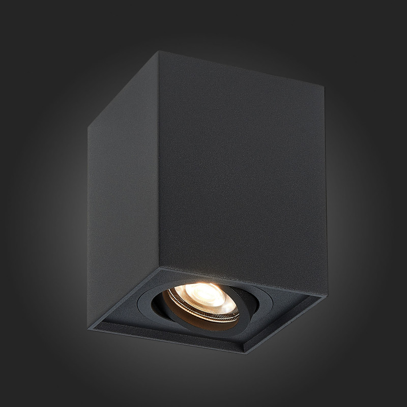 Светильник 10*10 см, ST LUCE Накладные светильники ST109.407.01 Черный