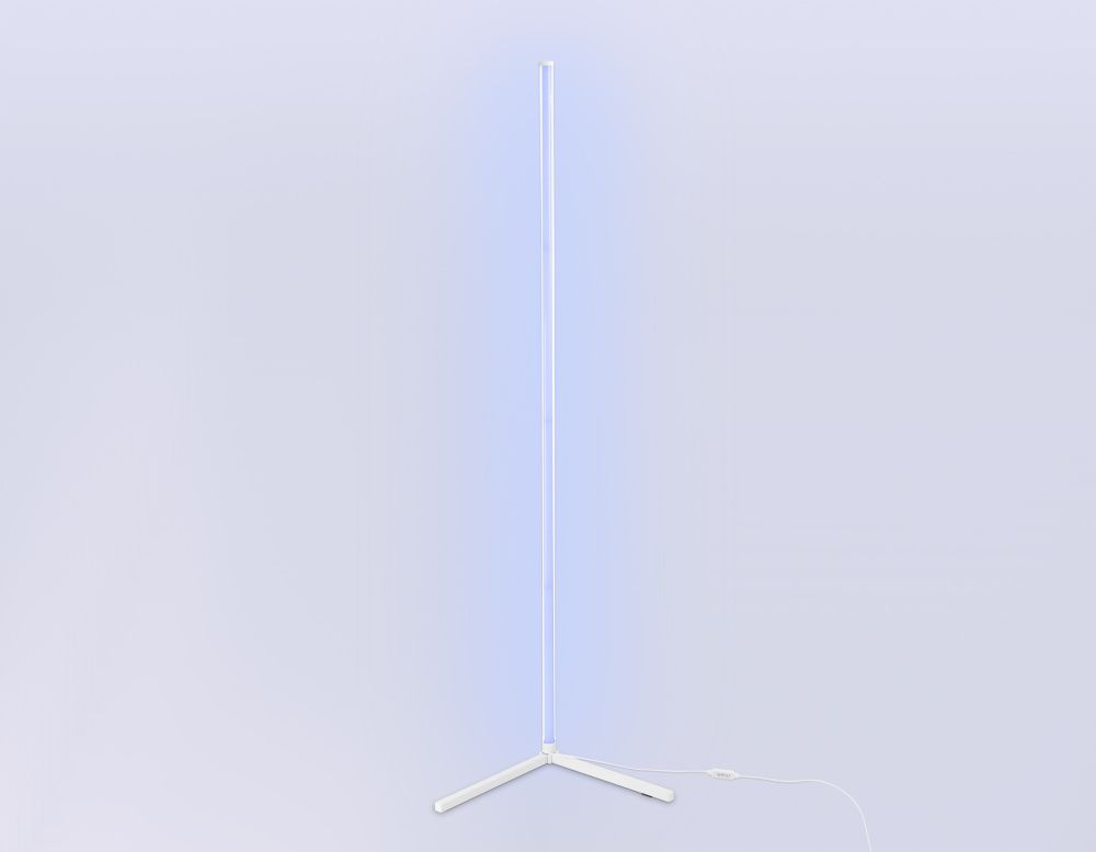 Светильник светодиодный напольный RGB с пультом **165- см, **W, RGBK, Ambrella Light Comfort FL8025, белый